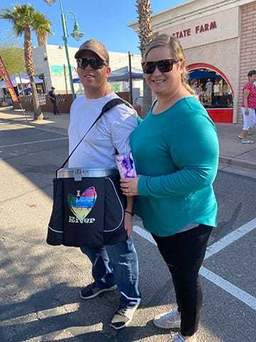 Customer photo review of 32 Can Cooler & Seat