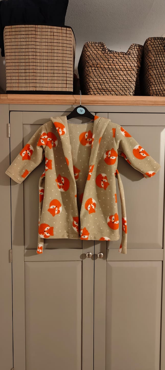 Customer photo review of Sleeping Foxes Anti Pill Polar Fleece Fabric