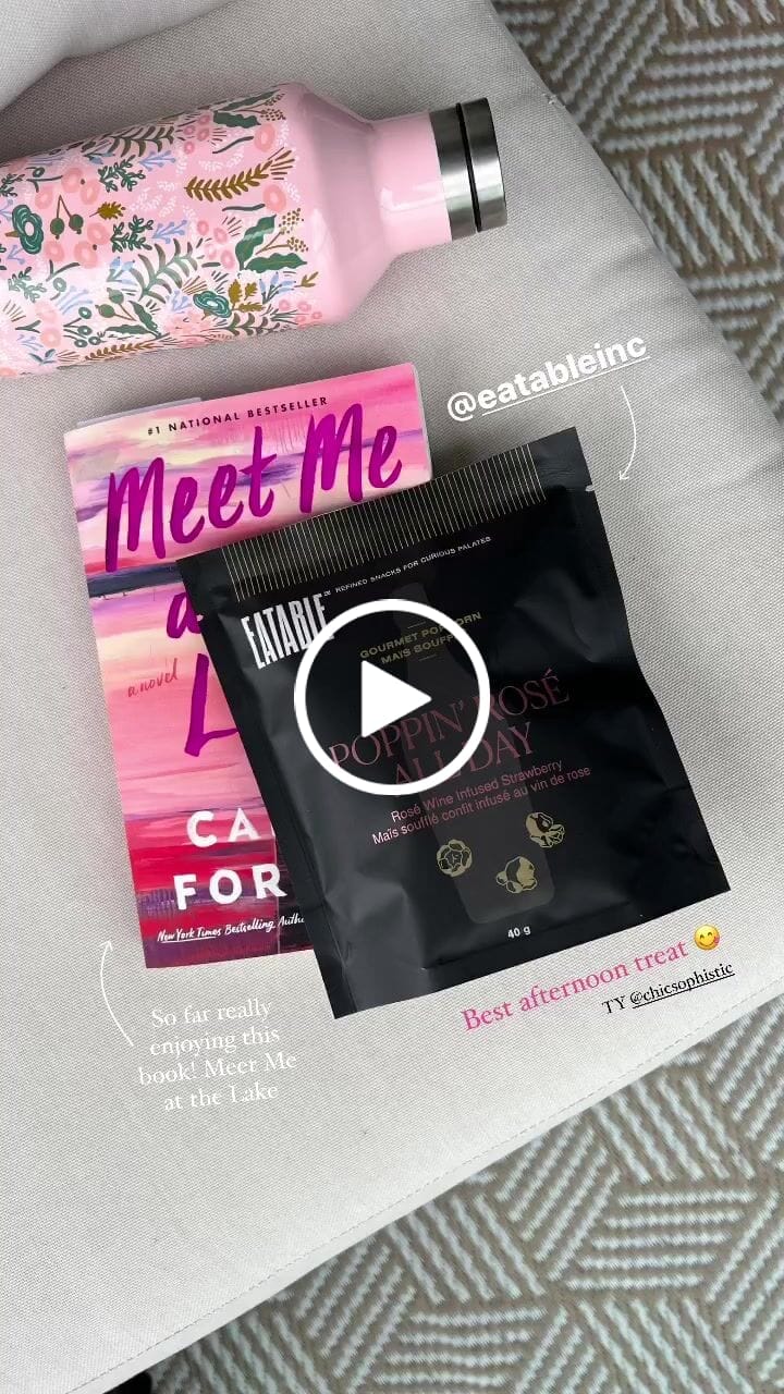 Customer video review of Poppin' Rosé All Day (4.4oz) - Wine Infused Caramel Popcorn