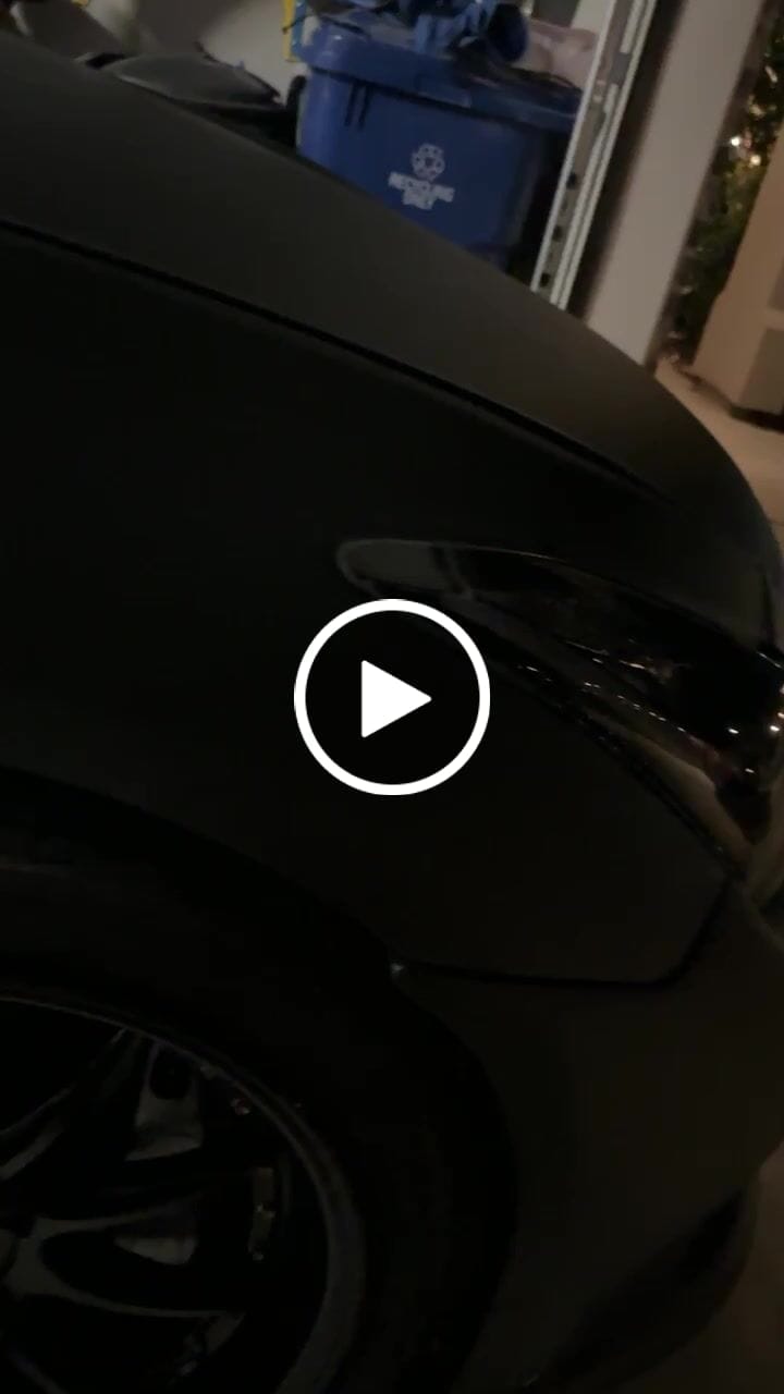 Customer video review of Satin Black Vinyl Wrap