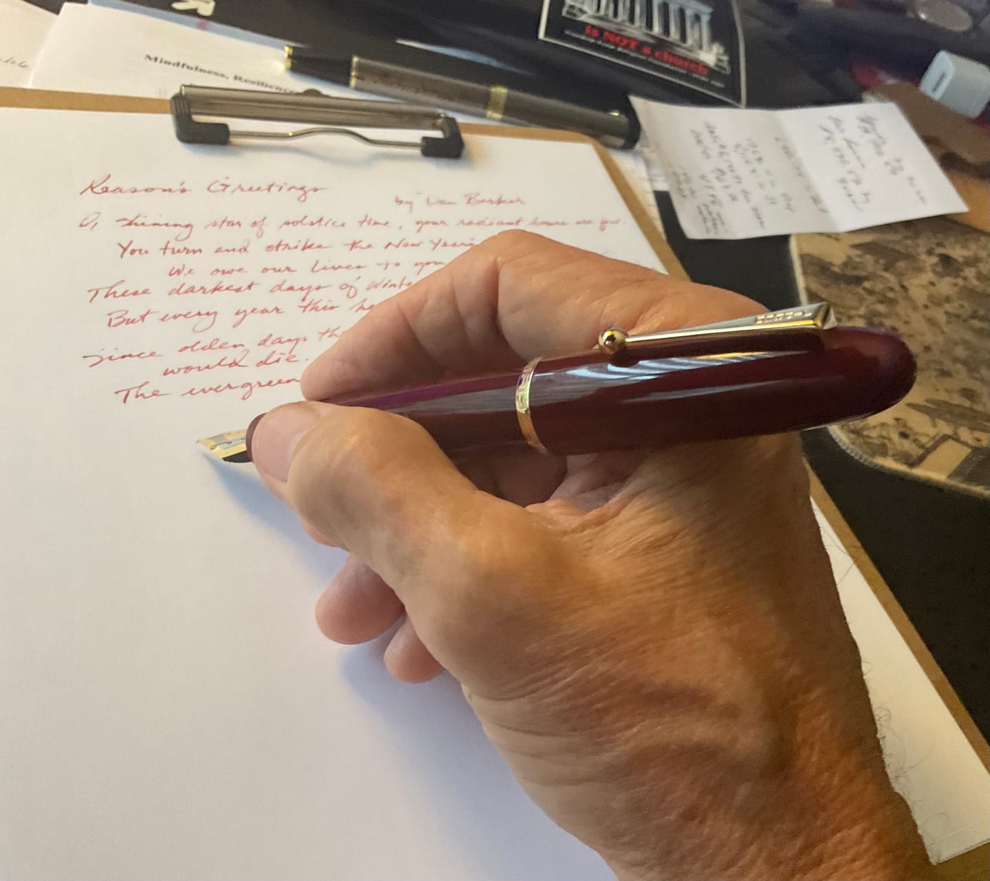 Customer photo review of Nebula 4019 Fountain Pen