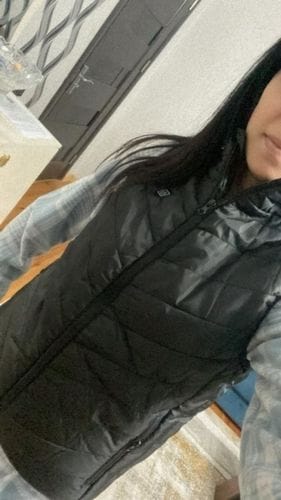 Customer photo review of Veste Chauffante Confort sans Manches (+Batterie Offerte)