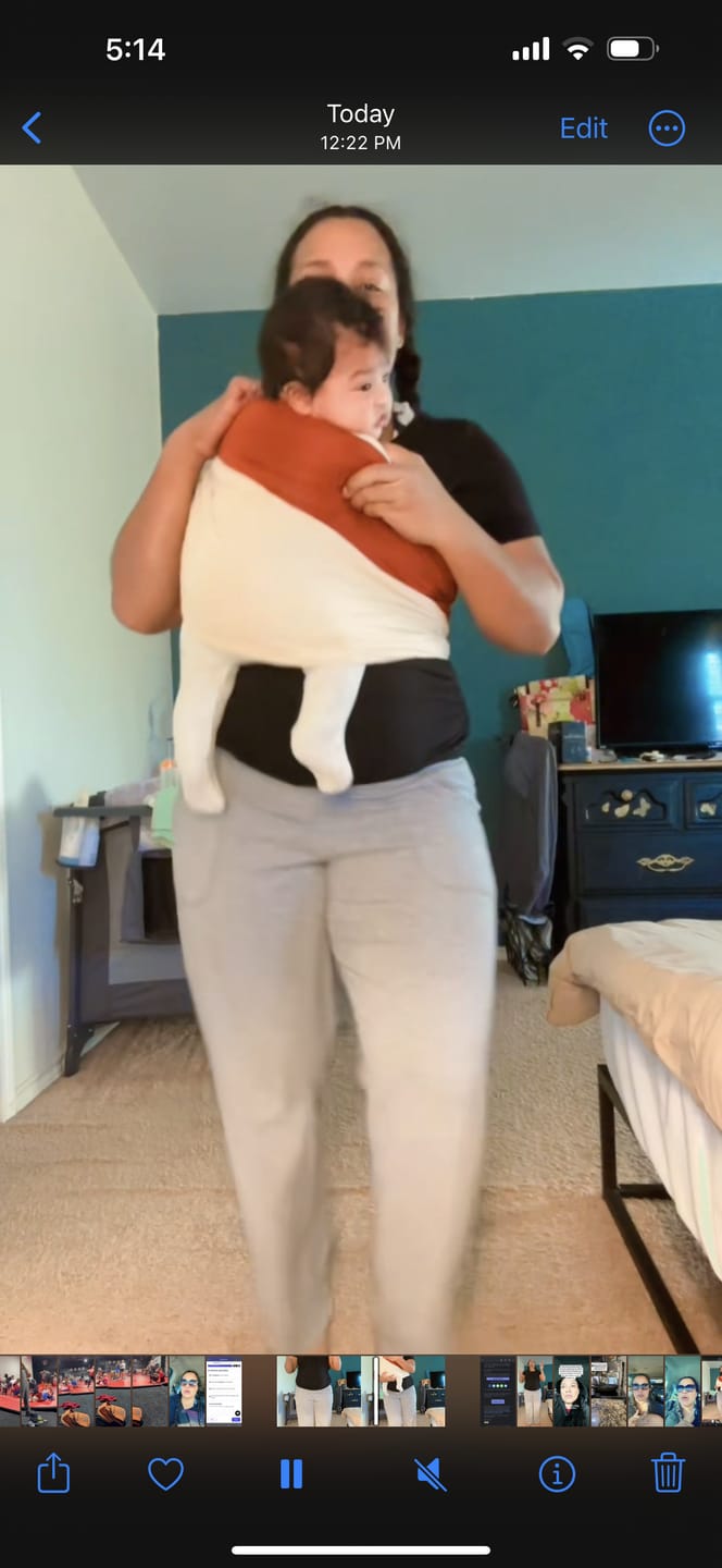 Customer photo review of Mama's Bonding Comforter