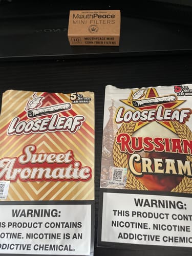 Customer photo review of Sweet Aromatic LooseLeaf Wraps (40 Count)