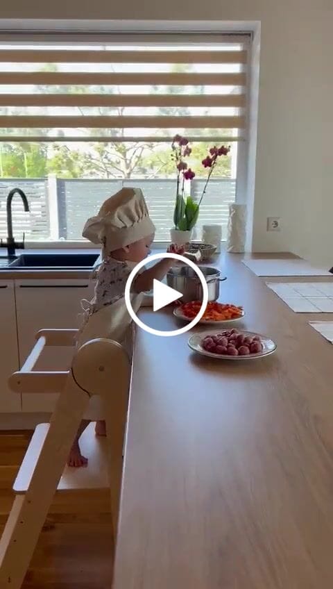 Customer video review of Foldable Learning Tower