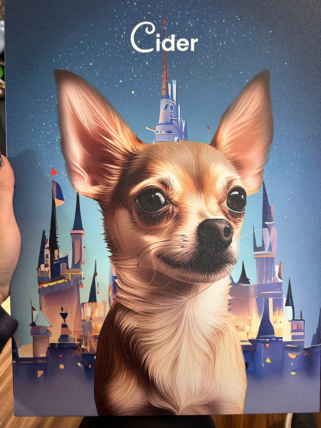 Customer photo review of Custom Pet Portrait - 1 Pet