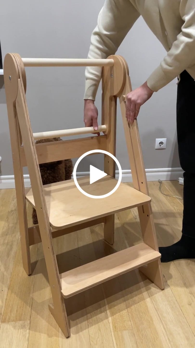 Customer video review of Foldable Learning Tower