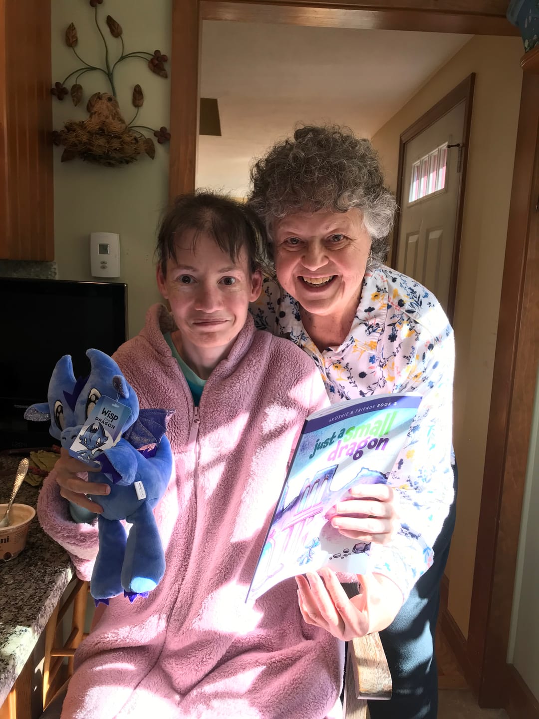 Customer photo review of Plushie: Wisp the Dragon