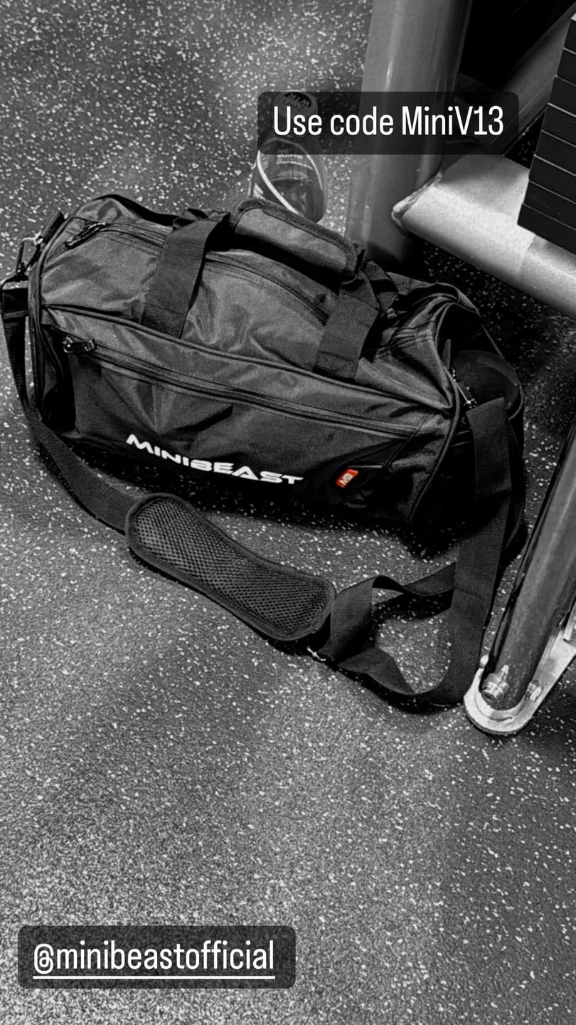 Customer photo review of Hustle Gym Bag