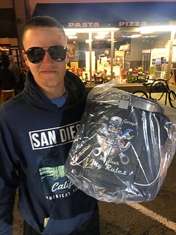 Customer photo review of 32 Can Cooler & Seat
