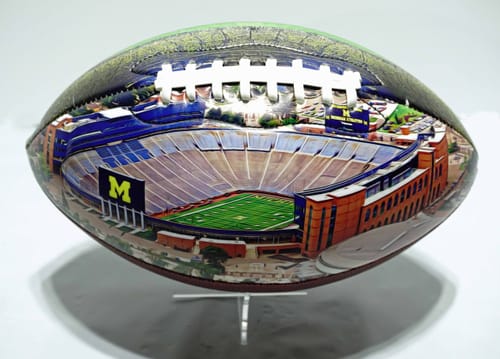 Customer photo review of Michigan Stadium Football (PRESALE - SHIPS 10/14)