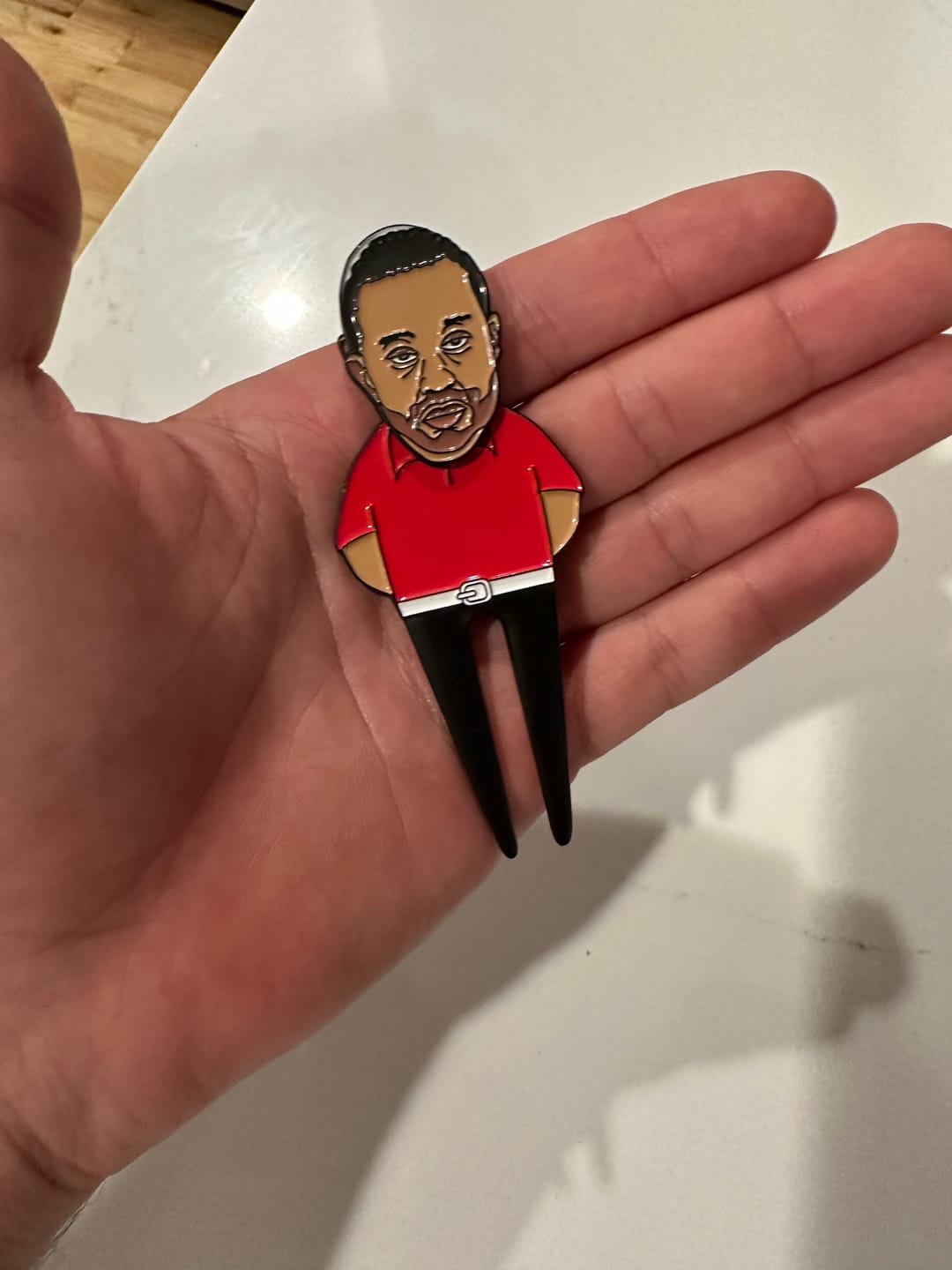 Customer photo review of Tiger Divot Tool and Ball Marker Set