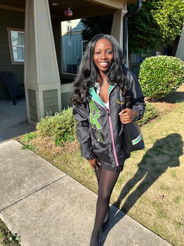 Customer photo review of AKA Reversible  Line  Jacket