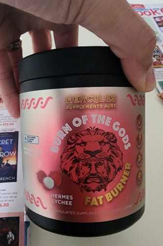 Customer photo review of Burn of the Gods - Fat Burner