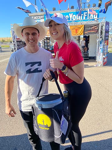 Customer photo review of 32 Can Cooler & Seat