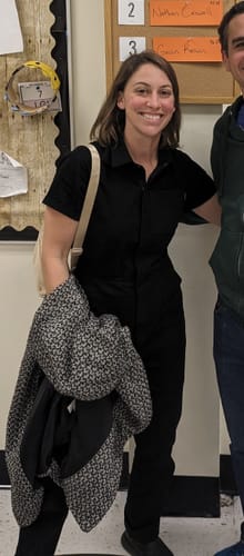 Customer photo review of Pit Crew Jumpsuit Black