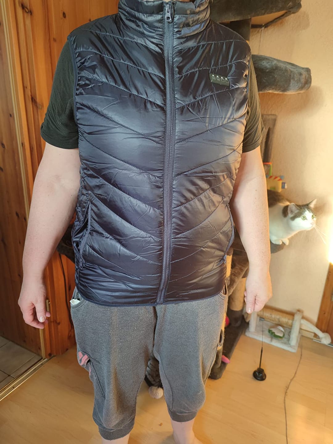 Customer photo review of Veste Chauffante Confort sans Manches (+Batterie Offerte)