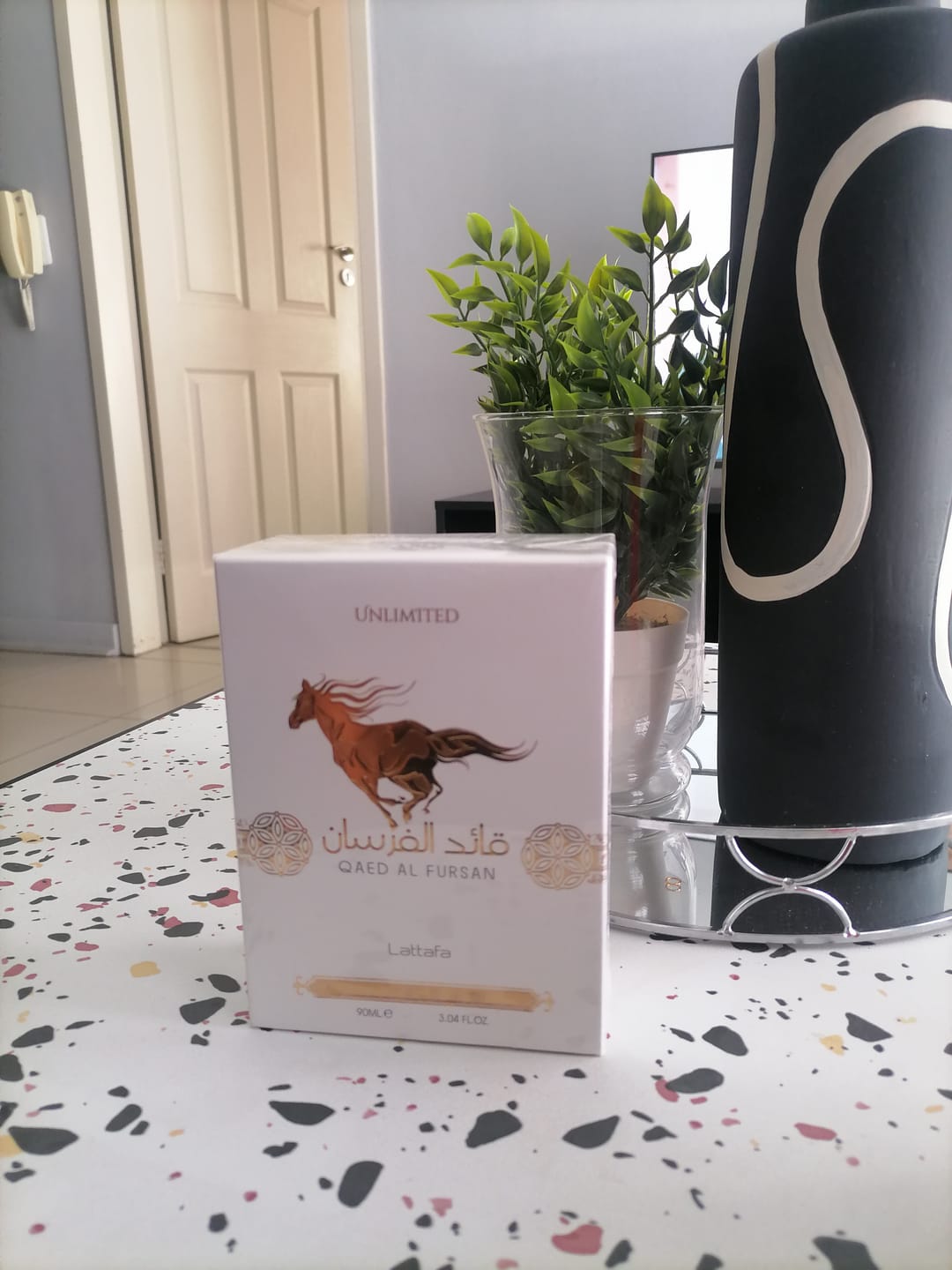 Customer photo review of Qaed Al fursan Unlimited Lattafa 100ml