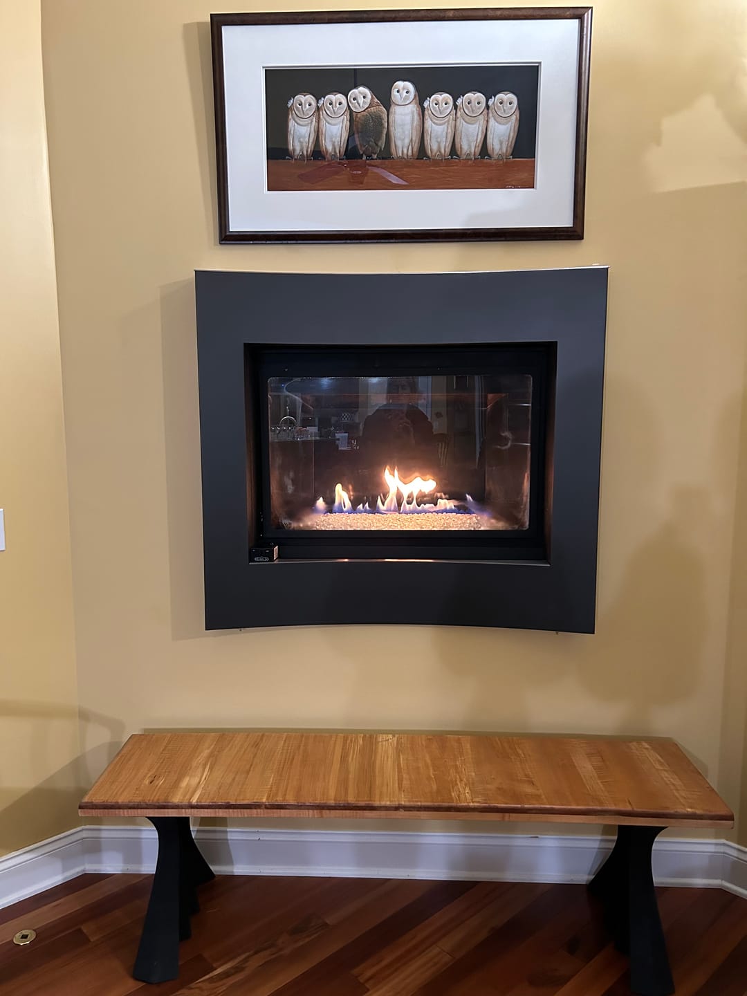 Customer photo review of Metal Bench Legs - 126 Akro - 16H inch