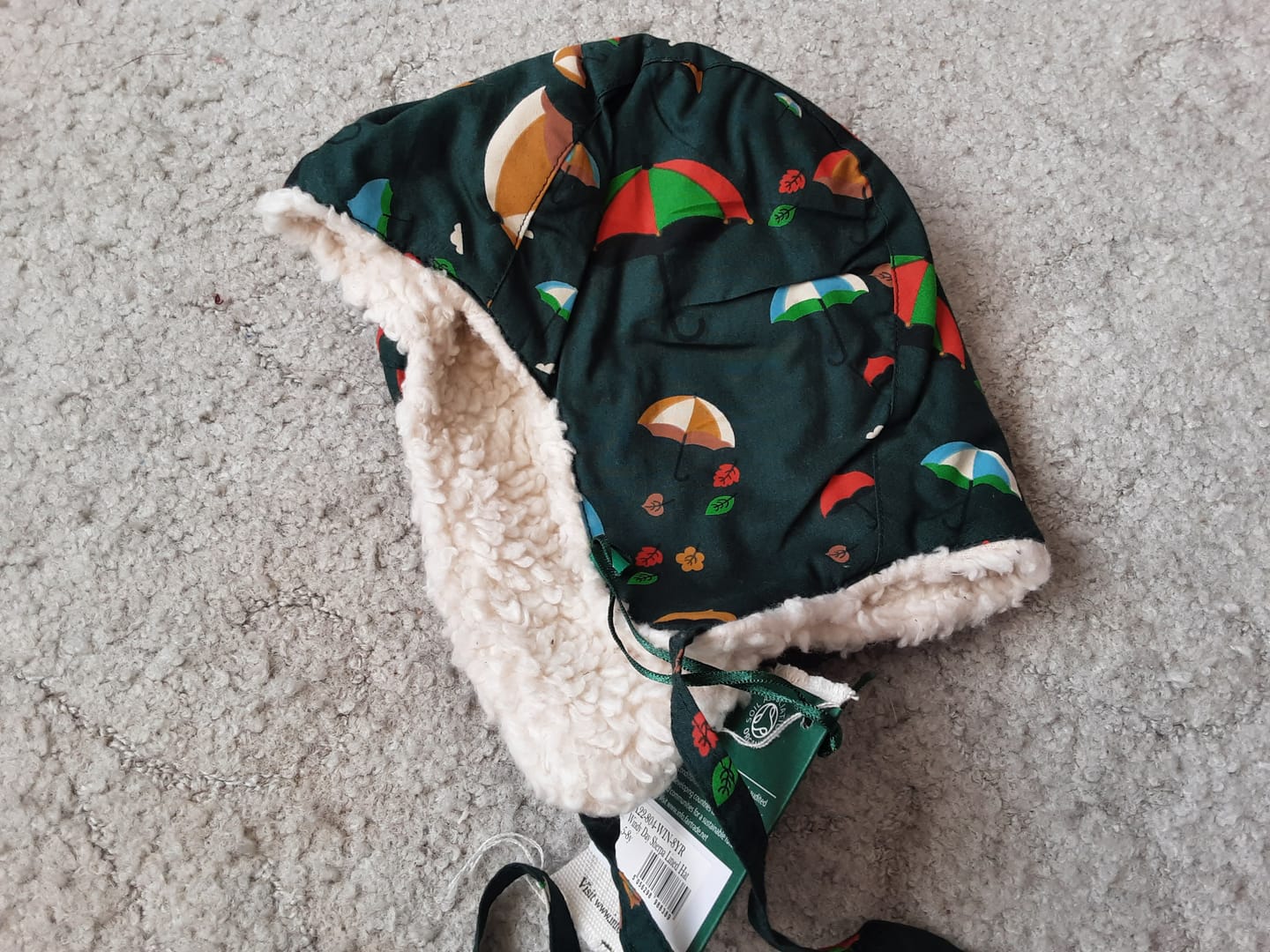 Customer photo review of Windy Day Sherpa Lined Hat