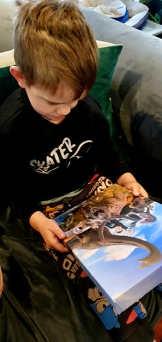 Customer photo review of Dino Chaos - Custom Portrait