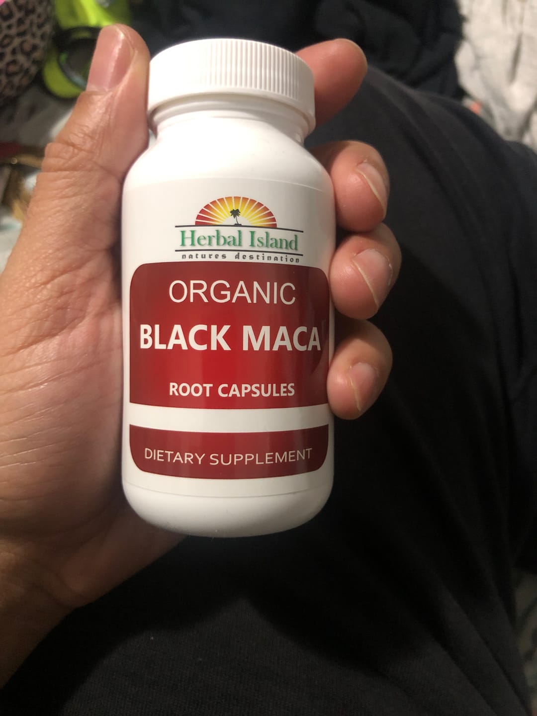 Customer photo review of Black Maca Root Capsules