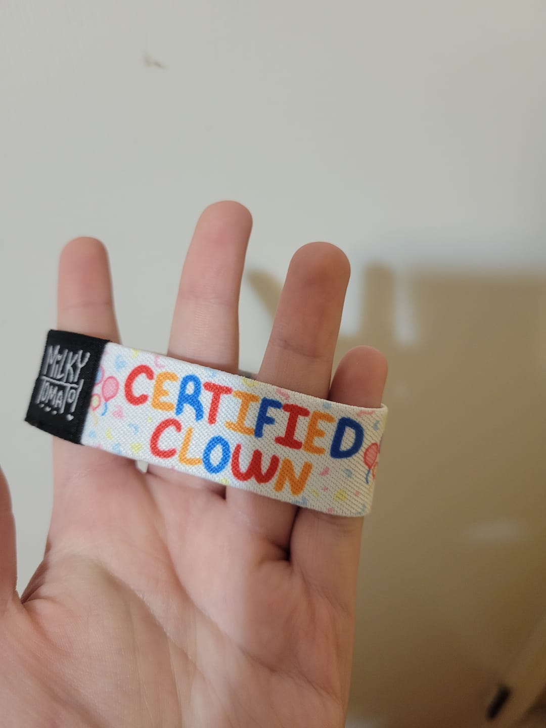 Customer photo review of Certified Clown Bracelet