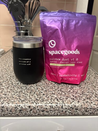 Customer photo review of rainbow dust - vanilla cinnamon