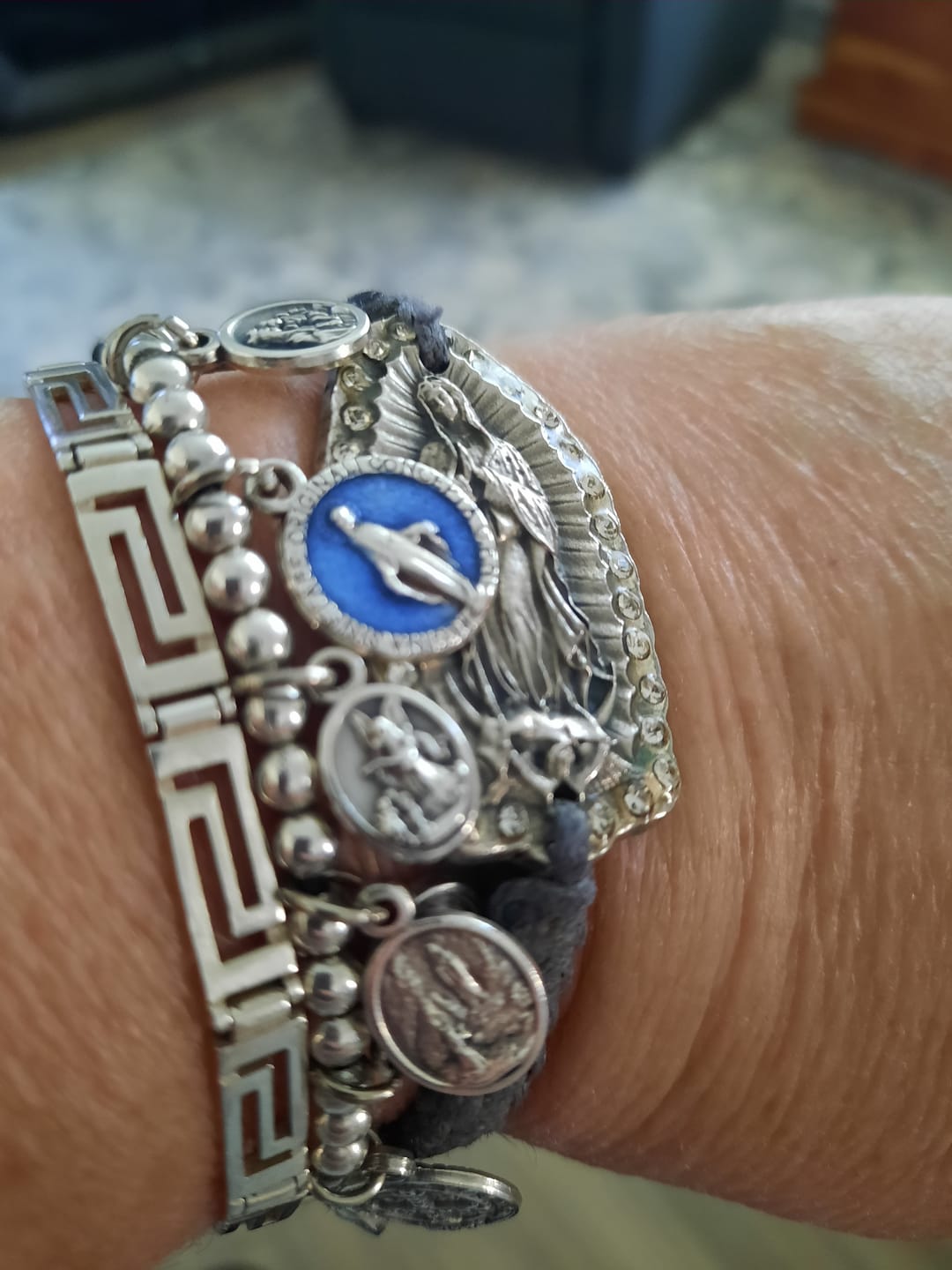 Customer photo review of Glory Saints & Angels Bracelet
