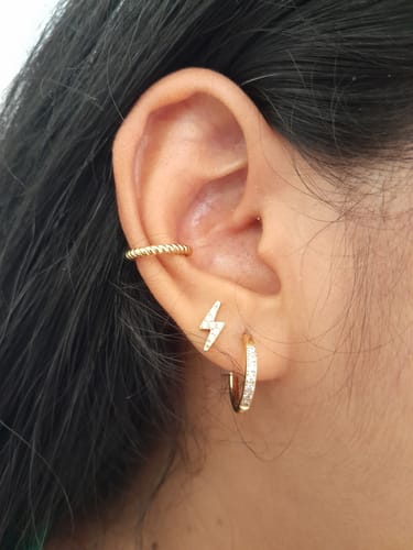 Customer photo review of Faux piercing au conch : Warda