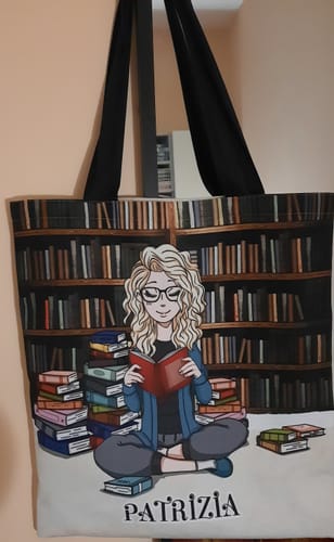 Customer photo review of Tipa da libri - Borsa shopper personalizzata