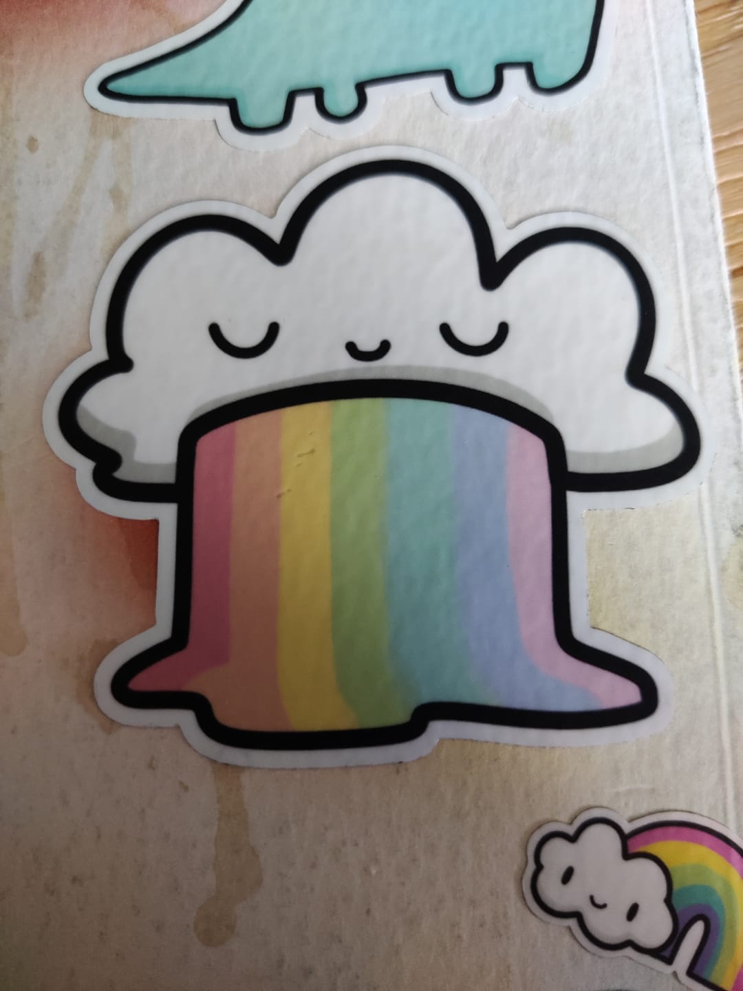 Customer photo review of Rainbow Unicorns Variety Sticker Pack