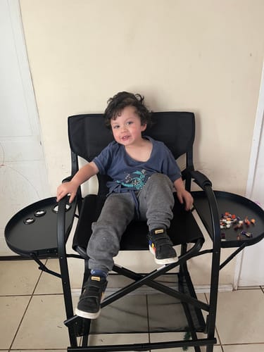 Customer photo review of Silla Director Plegable de Maquillaje PRO MAKEUP