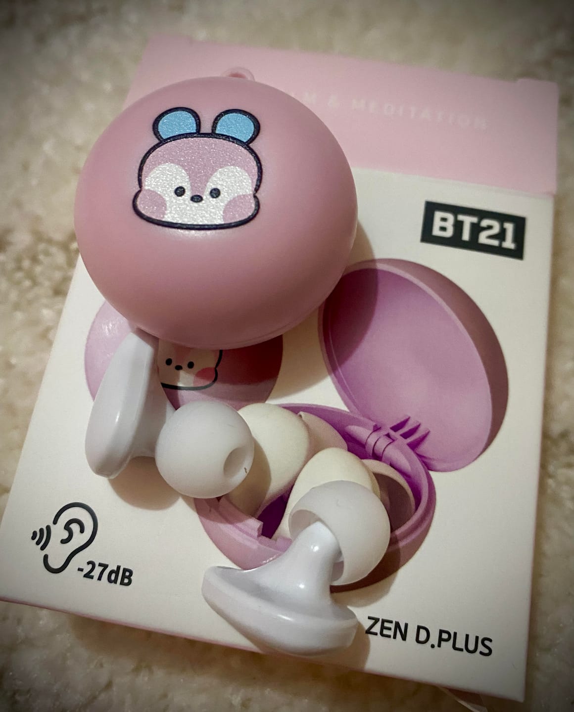 Customer photo review of BT21 MININI EARPLUG