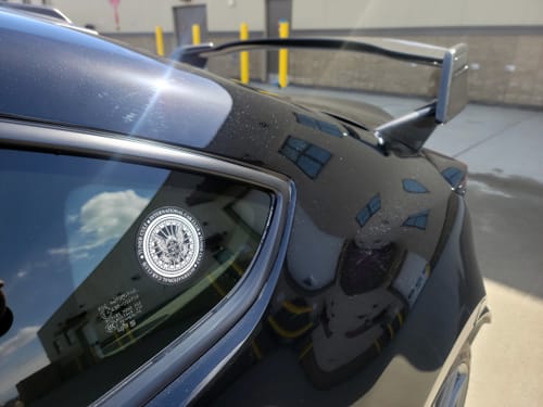 Customer photo review of Sticker (Crest)