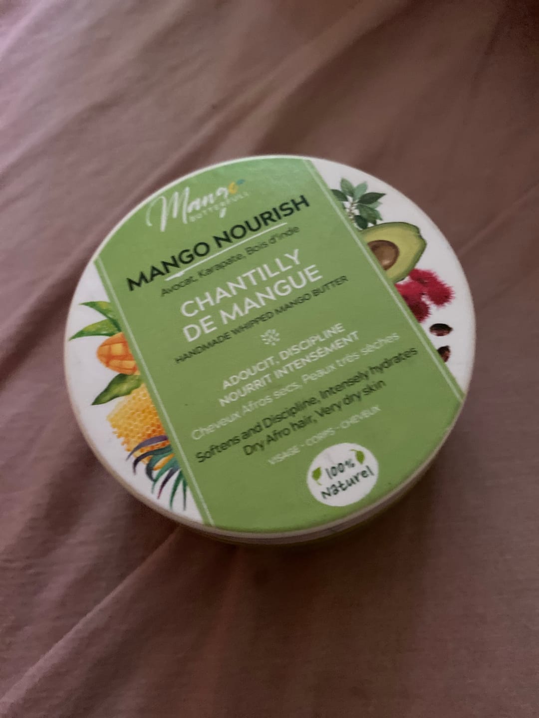 Customer photo review of Chantilly de Mangue NOURISH