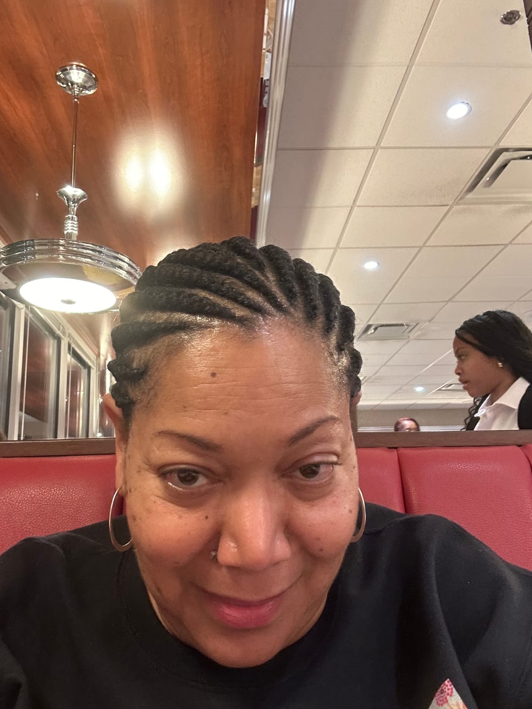 Customer photo review of Hair Oil & Hair Moisturizer Kit