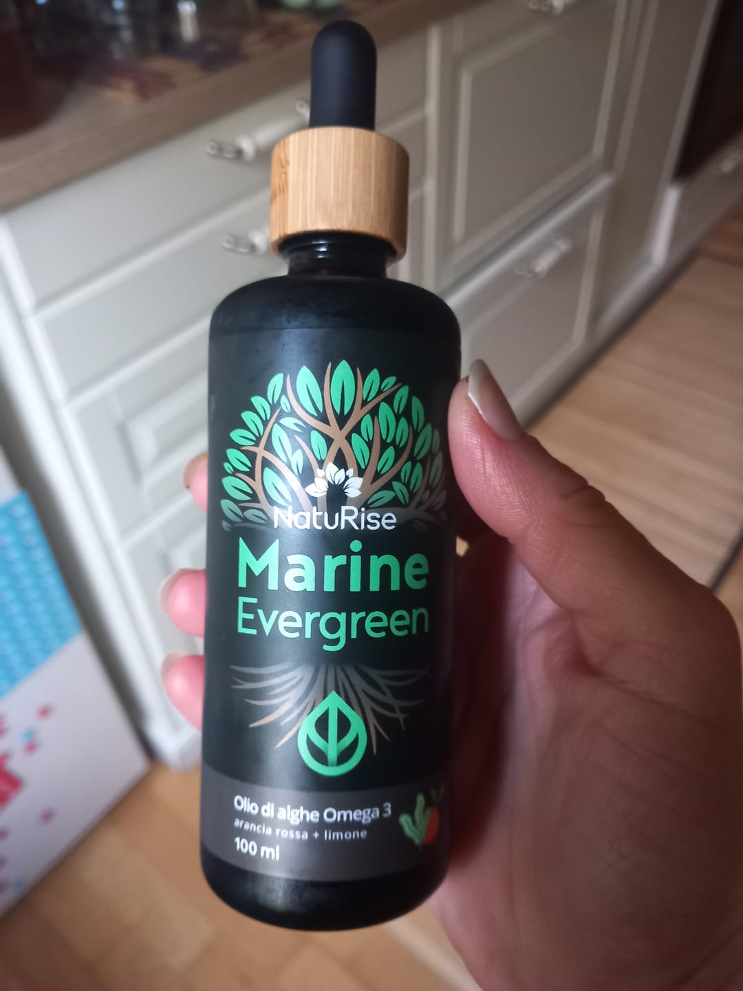 Customer photo review of Olio di alghe Omega 3 (100ml)