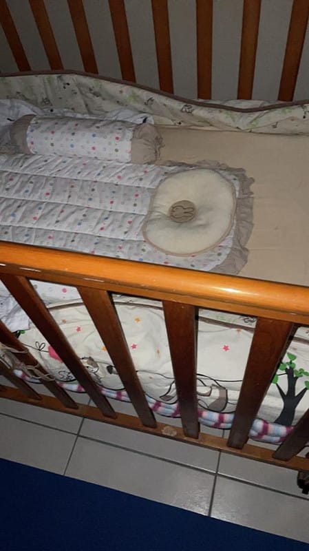 Customer photo review of Getha Baby Latex Mattress (with French Wool Padding)