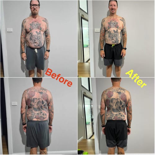Customer photo review of Burn of the Gods - Fat Burner