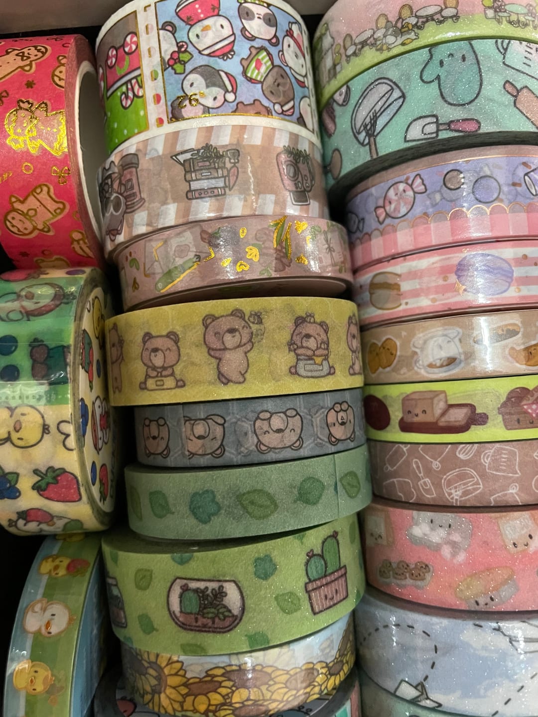 Customer photo review of Sunflower Critters Washi Tape (Set of 2)