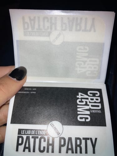 Customer photo review of Patchs menstruels 45MG