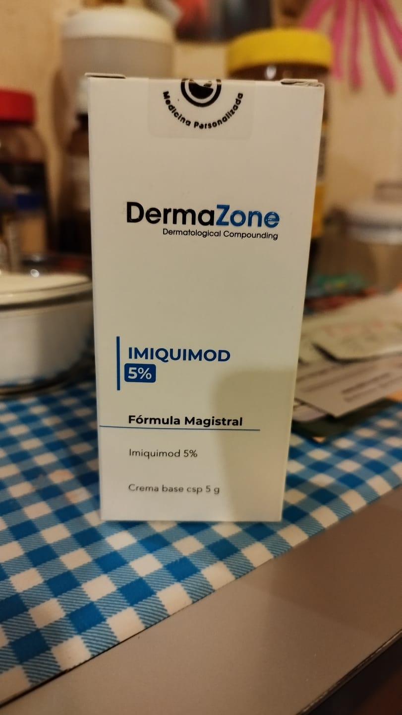 Customer photo review of Imiquimod 5% Dermazone Crema 5 gr Omicron