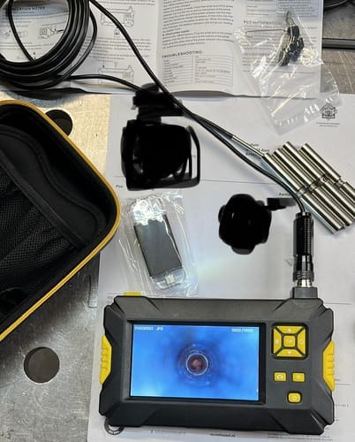 Customer photo review of Webvision Endoskop Kamera mit Dual-Objektiv - 5,5 mm Linse - 2 oder 5 m Kabel - Full HD - 4,3-Zoll-Bildschirm - IP68