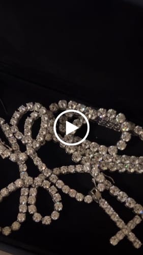 Customer video review of 6MM Moissanite Tennis Chain 14K White Gold