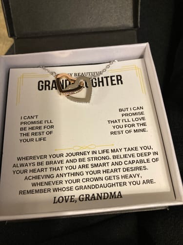 Customer photo review of [ALMOST SOLD OUT] To My Granddaughter - Love Grandma - Beautiful Gift Set - SS117GM