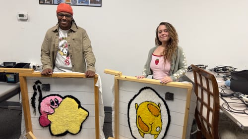 Customer photo review of Colorado Tufting Classes by Tuft-Love