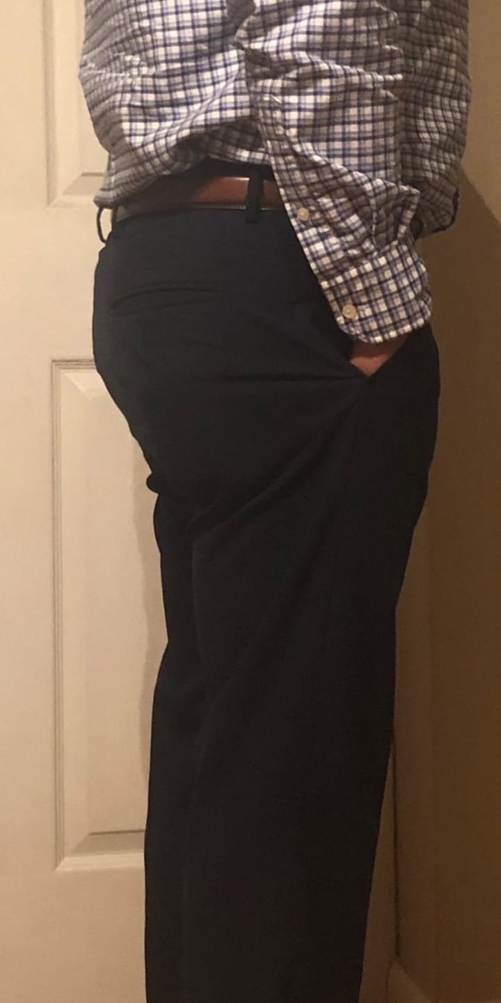 Customer photo review of Men’s Sculpting Butt Lifter Shaper Trunks
