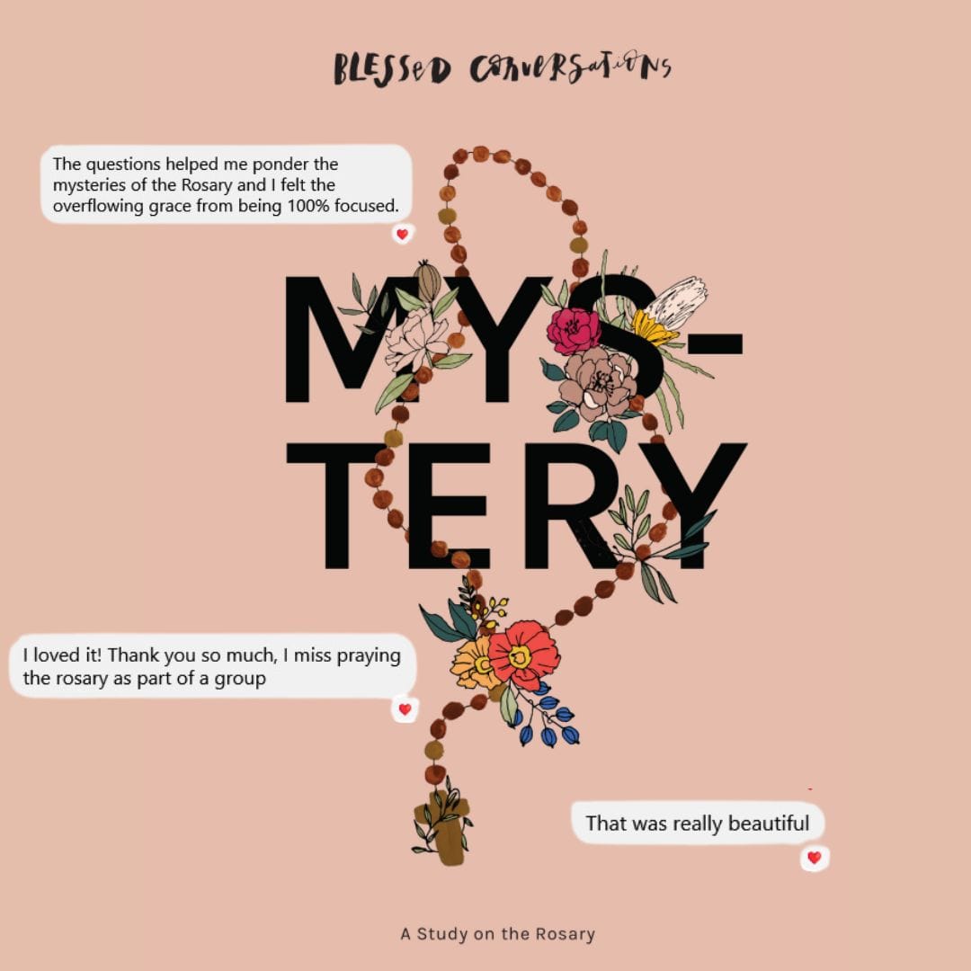 Customer photo review of Mystery // Blessed Conversations Study on the Rosary