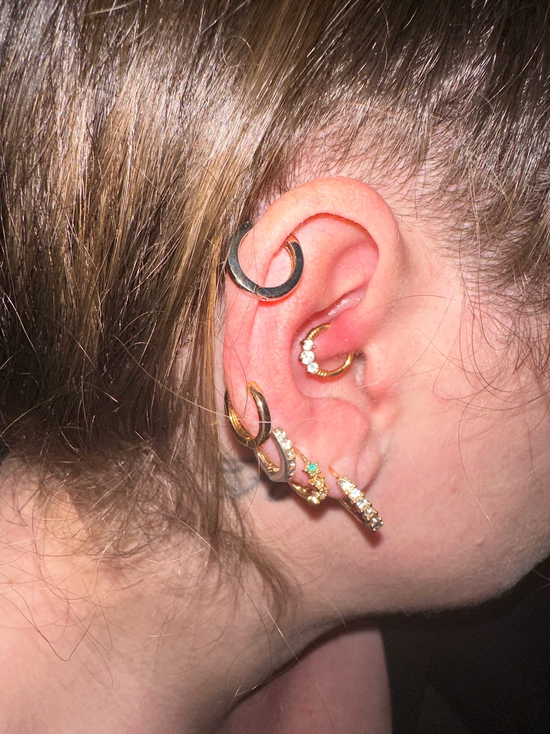Customer photo review of Bianca Clicker Piercing | Chirurgenstahl
